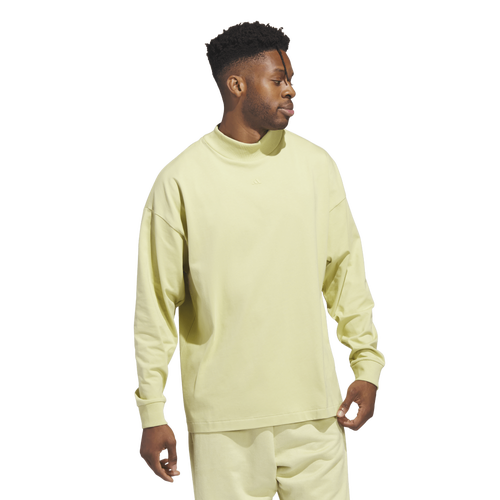 

adidas Mens adidas One BB Long Sleeve T-Shirt - Mens Yellow/Yellow/Yellow/Yellow/Yellow Size S