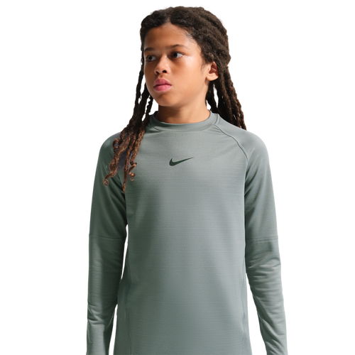  - Nike Pro Dri-FIT Long Sleeve Crew - Black/Smoke Grey