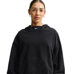 Women's - Nike Therma-FIT One Polar Fleece Pullover - White/Black