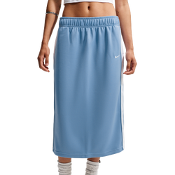 Women's - Nike Track Skirt - White/Work Blue/Sail