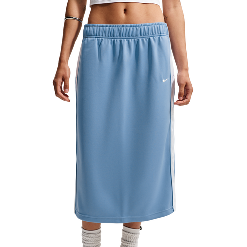 WOMENS - Nike Track Skirt - White/Work Blue Sail