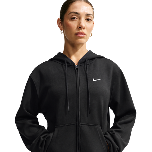  - Nike Dri-FIT Studio Fleece Sport Full Zip Hoodie - Black/White