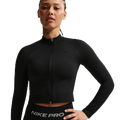 Nike Pro Dri-FIT Seamless FZ Midlayer - Nike Black