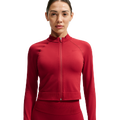 Nike Pro Dri-FIT Seamless FZ Midlayer - Nike Tough Red