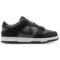 Boys' Grade School - Nike Dunk Low SE - Grey/Black/White