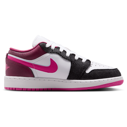 Girls' Grade School - Jordan Air Jordan 1 Low SE - Pink/Blue/White