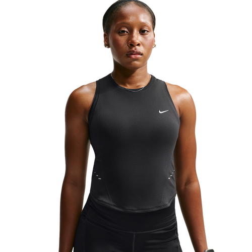 WOMENS - Nike Swift Dri-FIT Seamless Tank - Reflective Silv/Black Cool Grey