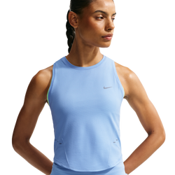 Women's - Nike Swift Dri-FIT Seamless Tank - Reflective Silv/Cool Grey/Aluminum