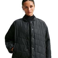 Women's - Nike Tech-FIT Crop Quilted Barn Jacket - Black/Black