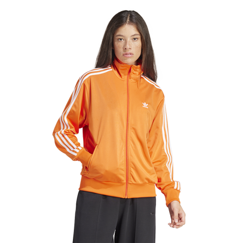Shop Adidas Originals Womens  Firebird Track Top In Orange