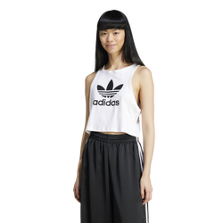 Women's - adidas Originals Trefoil Tank - White