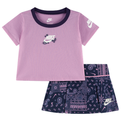 Girls' Infant - Nike Retro Remix Scooter Set - Midnight Navy/Pink