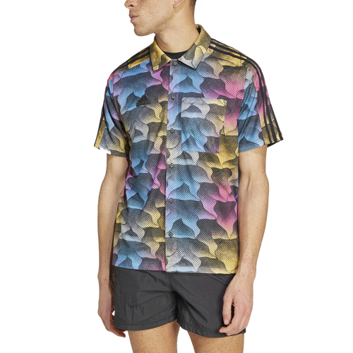 

adidas Mens adidas Tiro AOP Shirt - Mens Multi/Black Size L