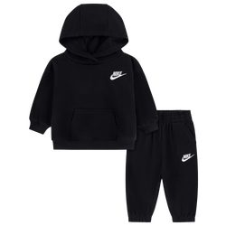 Boys' Infant - Nike Club Fleece Oversized Set - Black/Black