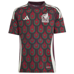 Boys' Grade School - adidas Mexico 2024 Home Soccer Jersey - Multicolor