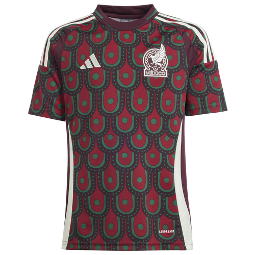 BOYS - adidas Mexico 2024 Home Soccer Jersey - Multicolor