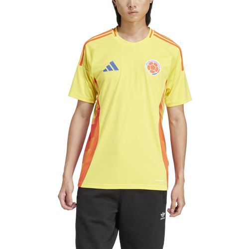 

adidas Mens Colombia adidas Colombia 2024 Home Soccer Jersey - Mens Impact Yellow Size S