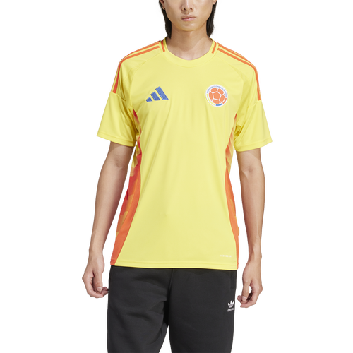 

adidas Mens Colombia adidas Colombia 2024 Home Soccer Jersey - Mens Impact Yellow Size L