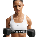Nike Pro Dri-FIT 365 LS Bra - Nike White/Black