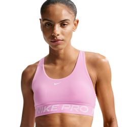 Women's - Nike Pro Dri-FIT 365 LS Bra - Pink Rise/White