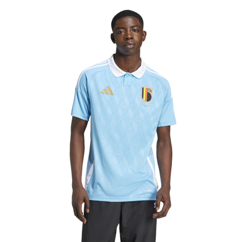 

adidas Mens Belgium adidas Belgium 2024 Away Soccer Jersey - Mens Semi Blue Burst Size XXL