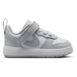 Boys' Toddler - Nike Court Borough Low 2 - Gray/White