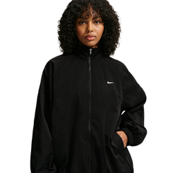 Women's - Nike Essential OS Track Jacket - Black/Black/White