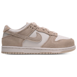 Boys' Preschool - Nike Dunk Low Suede - White/Tan