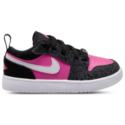 Girls' Preschool - Jordan AJ 1 Low Alt SE Fem - Black/Pink/White