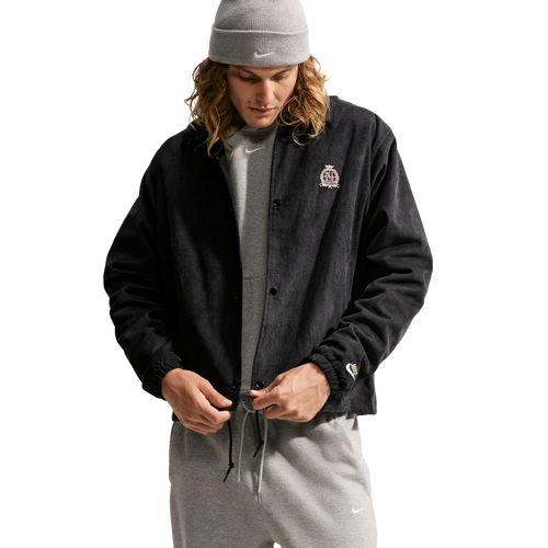  - Nike Club Cord Coaches Jacket NCC - Black/Sanddrift