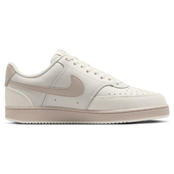 Women's - Nike Court Vision Lo Suede - Phantom/Cream Ii