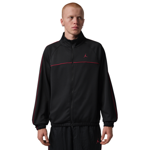 MENS - Jordan Sport Track Suit Jacket - Black/Gym Red
