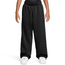 Boys' Grade School - Nike Brush Fleece Pant - Black/Beige