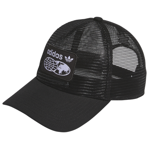 

adidas Originals Mens adidas Originals Worldwide Mesh Trucker Hat - Mens Black/Black Size One Size