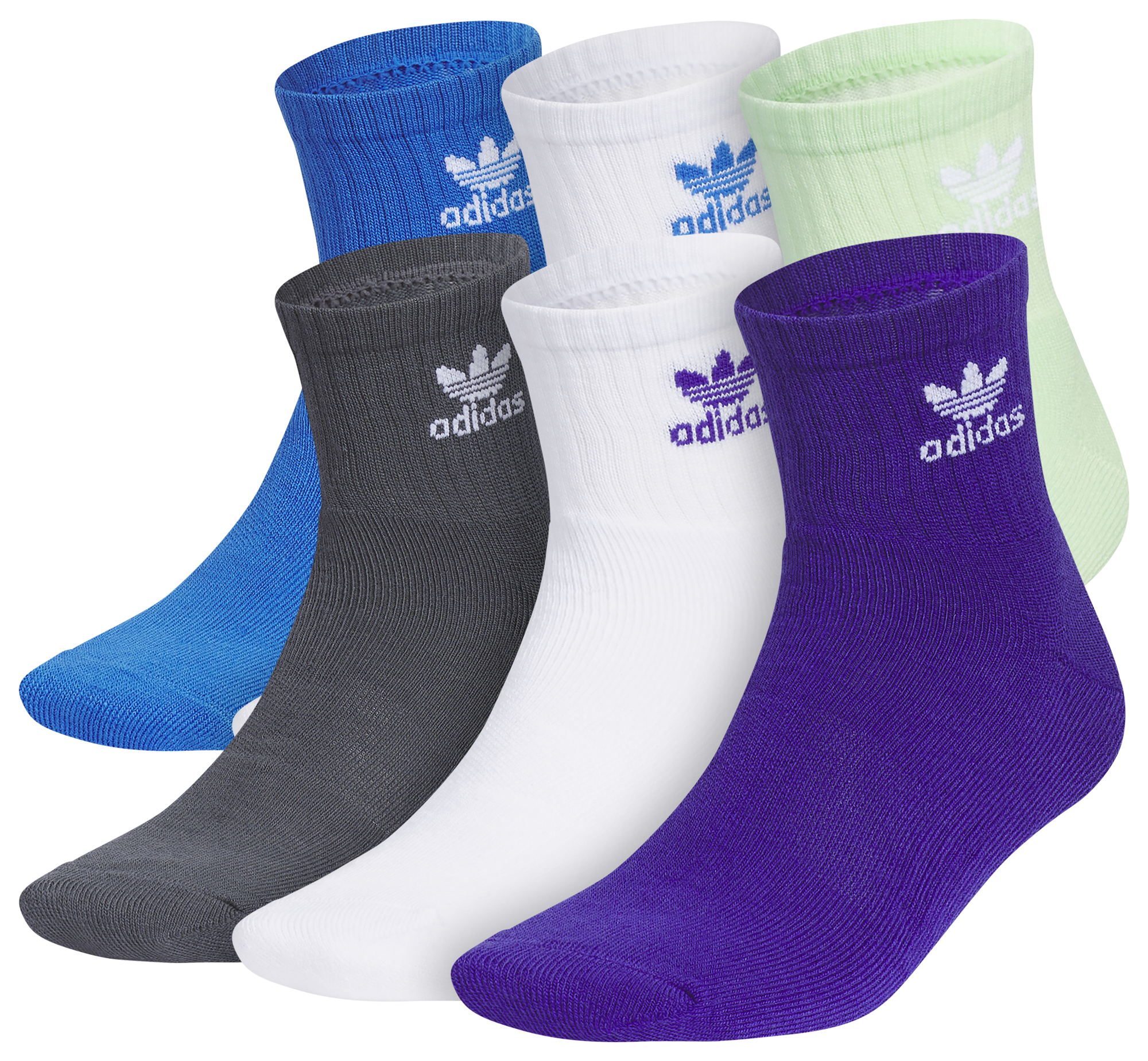 adidas Originals Trefoil 6-Pack Quarter Socks