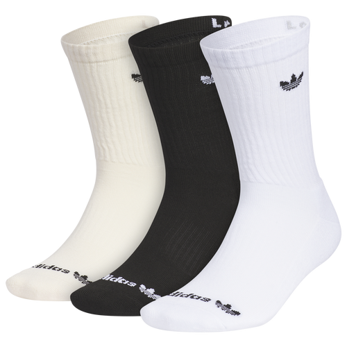 

adidas Originals Mens adidas Originals Trefoil 2.0 3 Pack Crew Sock - Mens Black/Wonder White/White Size M