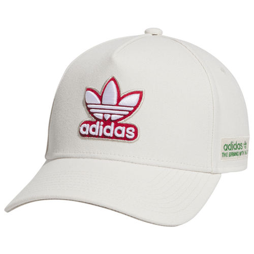 Adidas Originals Mens  A Frame Lux Prep Adjustable Hat In White/red
