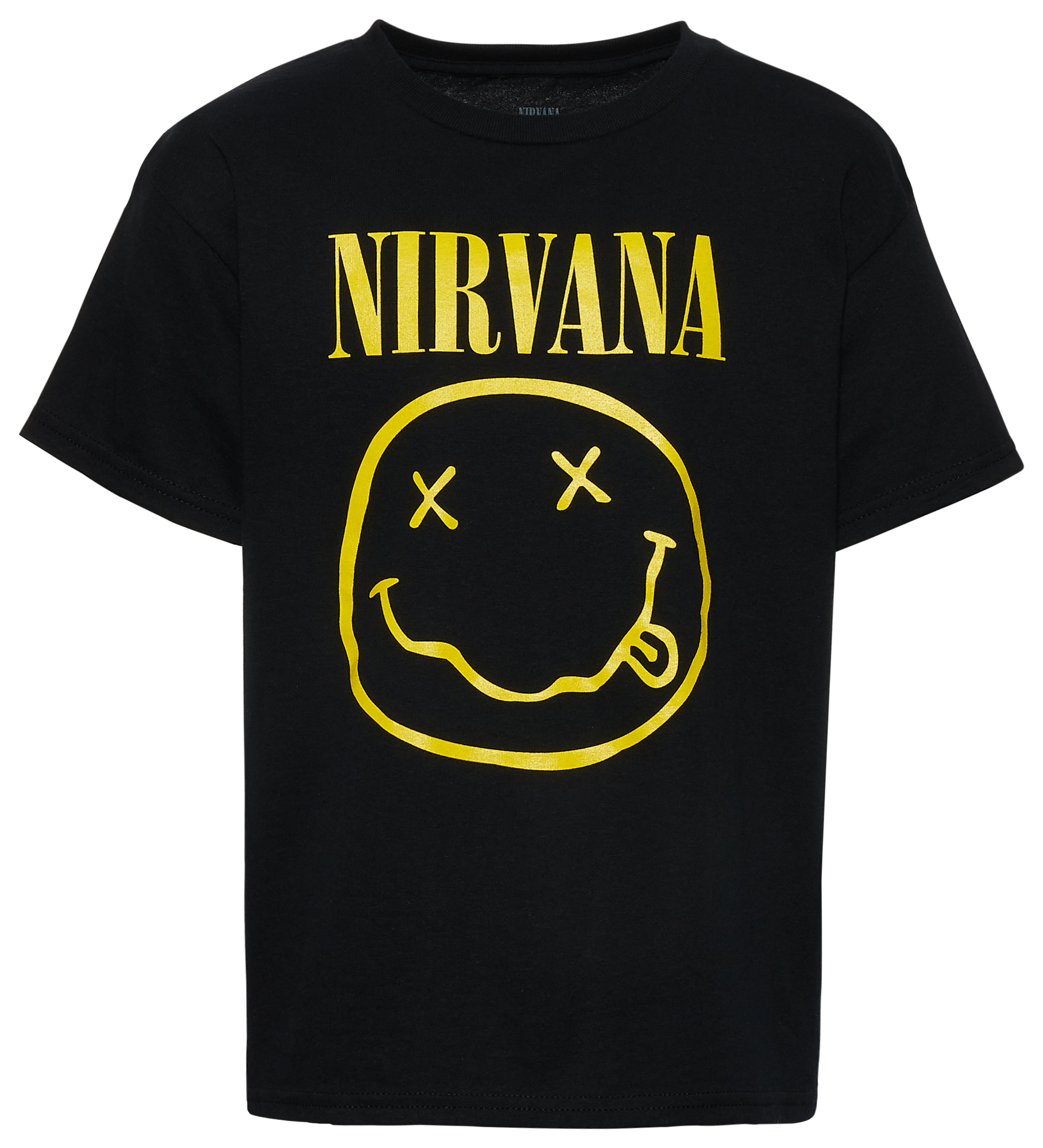 Nirvana Yellow Smiley Culture T-Shirt - Boys' Grade School