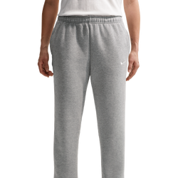 Women's - Nike Studio Fleece Mid-Weight Mid-Rise Jogger - Dk Grey Heather/Sail