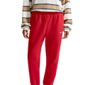 Nike Studio Fleece Mid-Weight Mid-Rise Jogger - Nike Sail/University Red