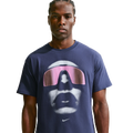 Nike NSW M90 Short Sleeve T-Shirt - Nike Navy/Purple