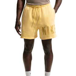 Men's - Nike Club Flow Basketball Short - Yellow/Yellow
