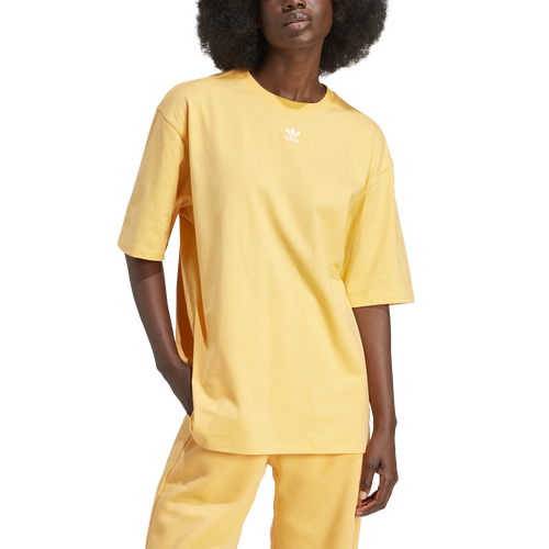 Adidas Originals Womens  Adicolor Essentials T-shirt In Hazy Orange