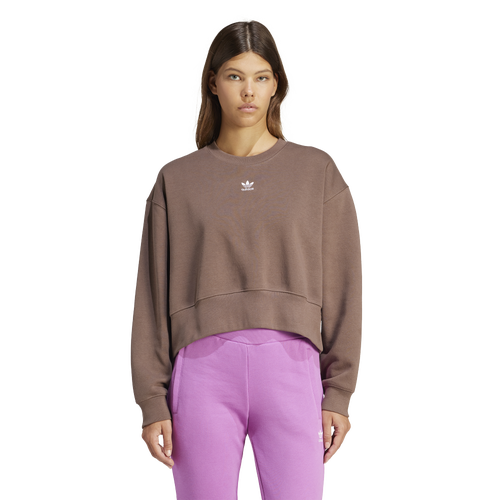 

adidas Originals Womens adidas Originals adicolor Essentials Crew Sweatshirt - Womens Earth Strata Size L