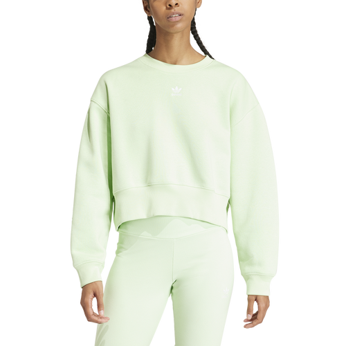 

adidas Originals Womens adidas Originals adicolor Essentials Crew Sweatshirt - Womens Semi Green Spark Size L