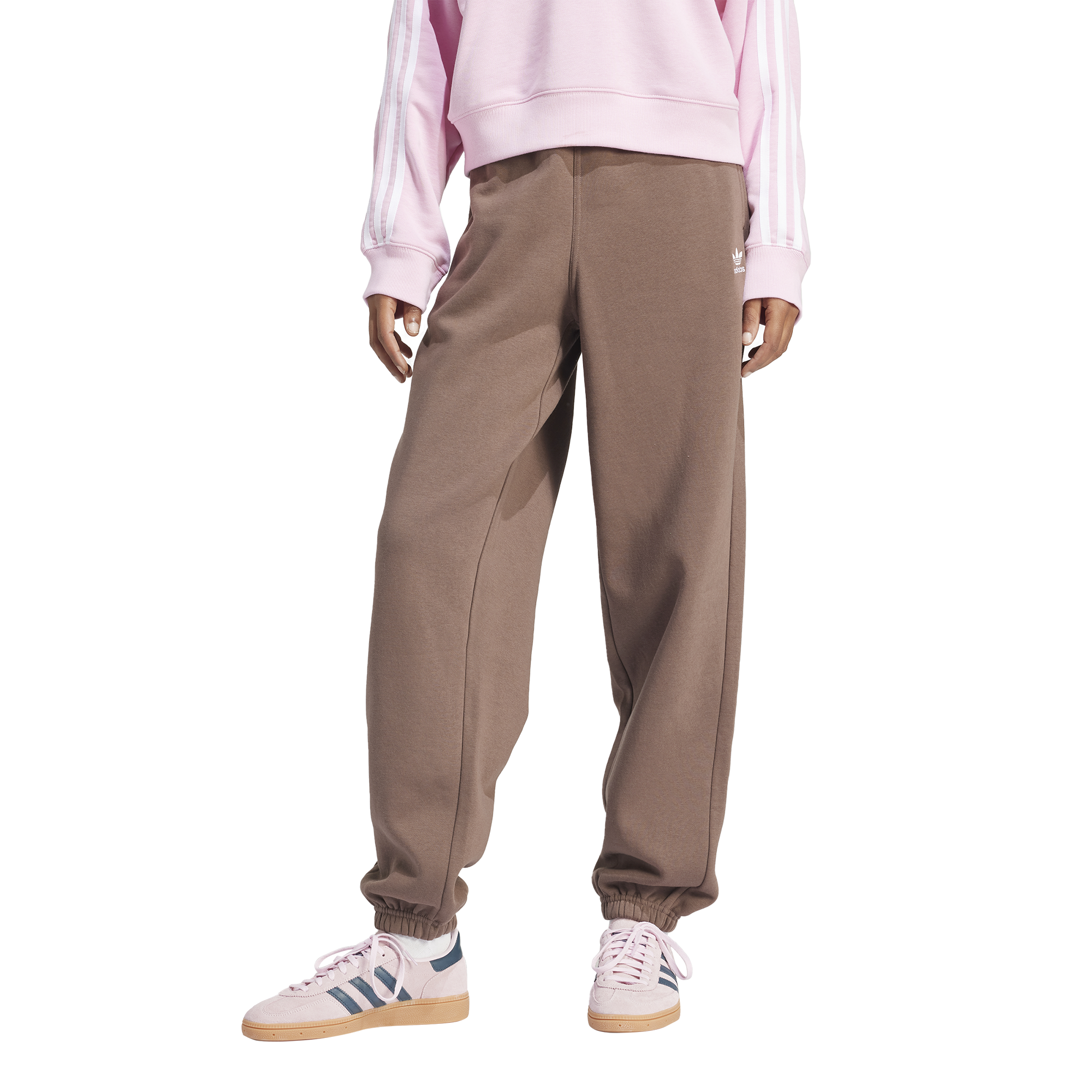 ★adidas★ Essential Fleece Boyfriend Jogger Black IW5730 adidas Essentials Fleece Loose Joggers - Black | Free