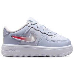 Girls' Toddler - Nike Air Force 1 Low - Grey/Pink/White