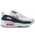 Nike Air Max 90 Mesh Lace - Girls' Preschool Wolf Grey/Navy/Pink
