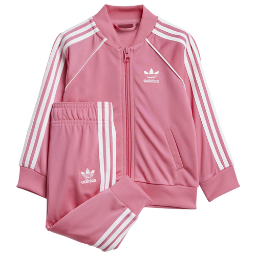 

Girls adidas Originals adidas Originals Superstar Tracksuit - Girls' Toddler Pink Fusion/White Size 4T