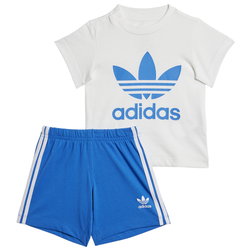 

adidas Originals adidas Originals Shorts & T-Shirt Set - Boys' Toddler White/Blue Size 4T